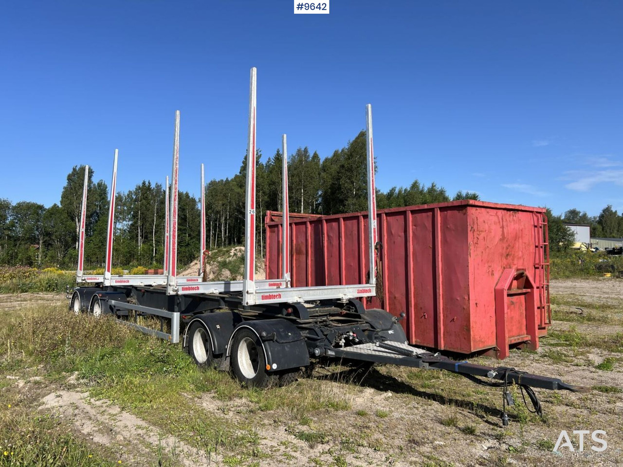 Timber trailer AM TRAILER SF4-S - Прицеп лесовоз: фото 1 Timber trailer AM TRAILER SF4-S - Прицеп лесовоз: фото 1