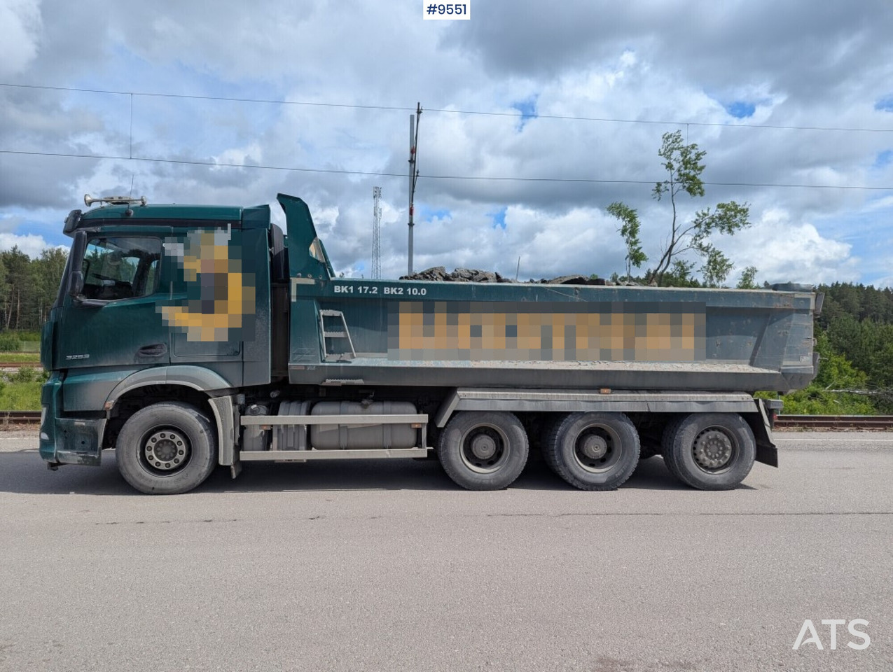 Tipper truck Mercedes Benz Arocs 3253 with Zetterberg flatbed - Самосвал: фото 3 Tipper truck Mercedes Benz Arocs 3253 with Zetterberg flatbed - Самосвал: фото 3