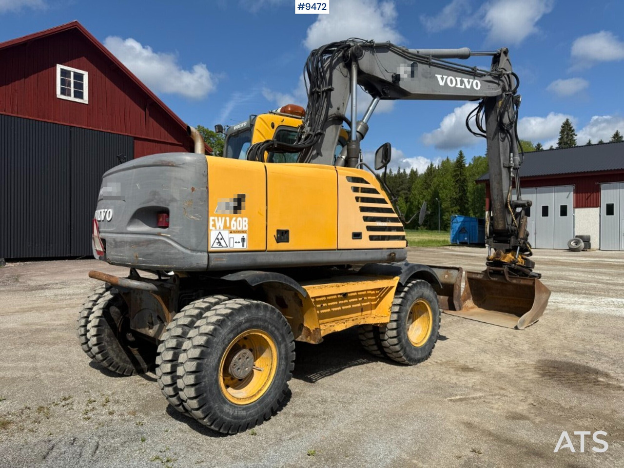 Wheel excavator Volvo EW160B, Tiltrotator - Колёсный экскаватор: фото 3 Wheel excavator Volvo EW160B, Tiltrotator - Колёсный экскаватор: фото 3