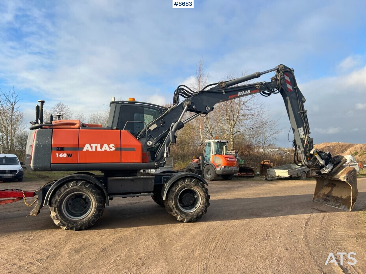 Wheeled excavator Atlas 160W with tipper wagon (SEE VIDEO) - Колёсный экскаватор: фото 2 Wheeled excavator Atlas 160W with tipper wagon (SEE VIDEO) - Колёсный экскаватор: фото 2