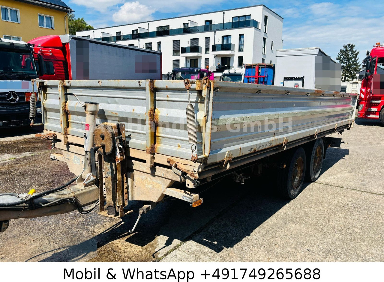 Низкорамный прицеп Humbaur HTK 114522  DreiSeitenKipper Tandem *8m³: фото 6