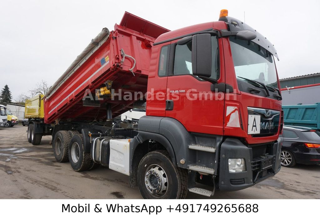 MAN TGS 26.500 XLX BB 6x4 *Pritarder/MEILLER-10m³/AP - Самосвал: фото 1 MAN TGS 26.500 XLX BB 6x4 *Pritarder/MEILLER-10m³/AP - Самосвал: фото 1