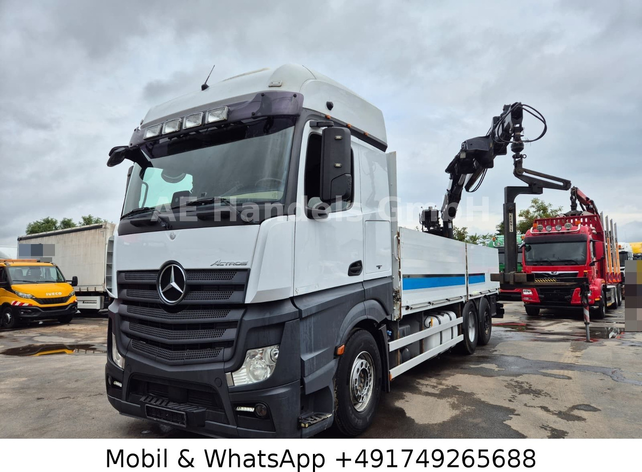 Mercedes-Benz Actros IV 2645 L LL 6x2 *Retarder/Hiab-177K-Pro - Грузовик бортовой/ Платформа, Автоманипулятор: фото 1 Mercedes-Benz Actros IV 2645 L LL 6x2 *Retarder/Hiab-177K-Pro - Грузовик бортовой/ Платформа, Автоманипулятор: фото 1