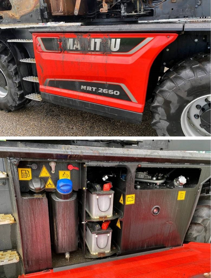 Телескопический погрузчик Manitou MRT 2660/360-160Y-ST5/S1 1er Main endommagé: фото 20