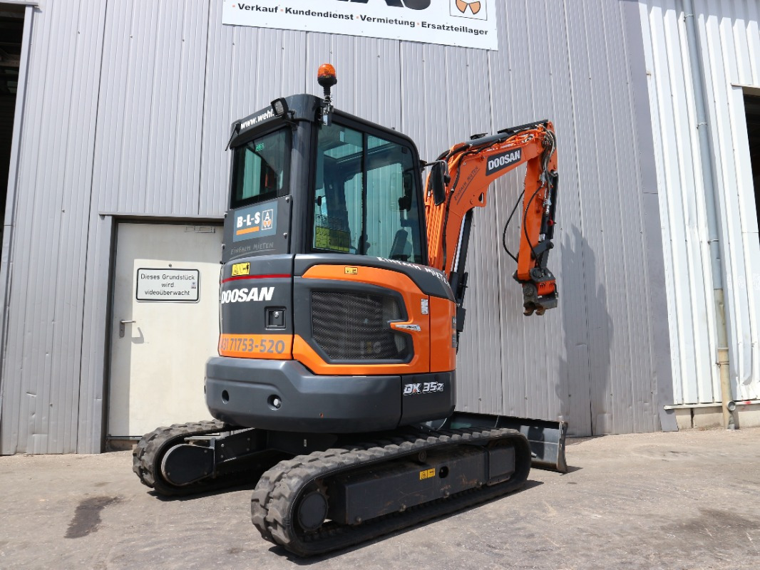Doosan DX35Z-7 - Мини-экскаватор: фото 3 Doosan DX35Z-7 - Мини-экскаватор: фото 3