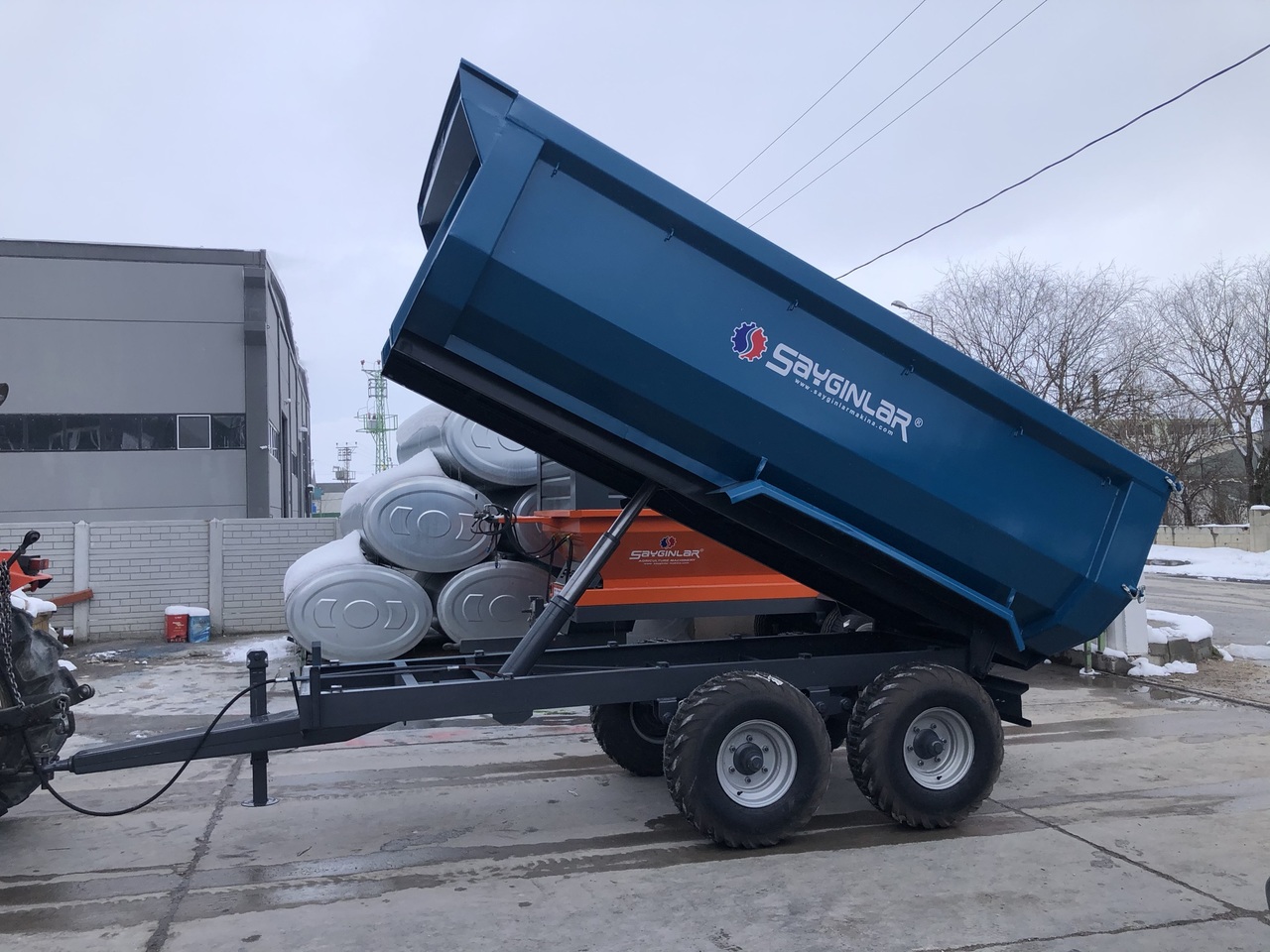Новый Самосвальный прицеп SAYGINLAR 8 TON DUMP TRAILER: фото 11