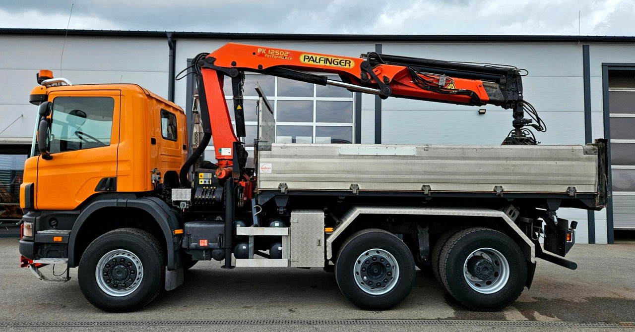 Scania P114 380 6x4-4 Palfinger PK12502 Kran Funk - Самосвал, Автоманипулятор: фото 4 Scania P114 380 6x4-4 Palfinger PK12502 Kran Funk - Самосвал, Автоманипулятор: фото 4