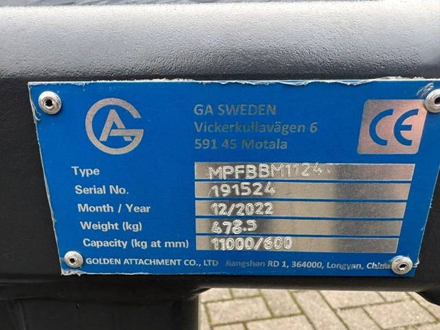 Volvo Systeem Vorken 11 tons NEW - Вилы: фото 4 Volvo Systeem Vorken 11 tons NEW - Вилы: фото 4