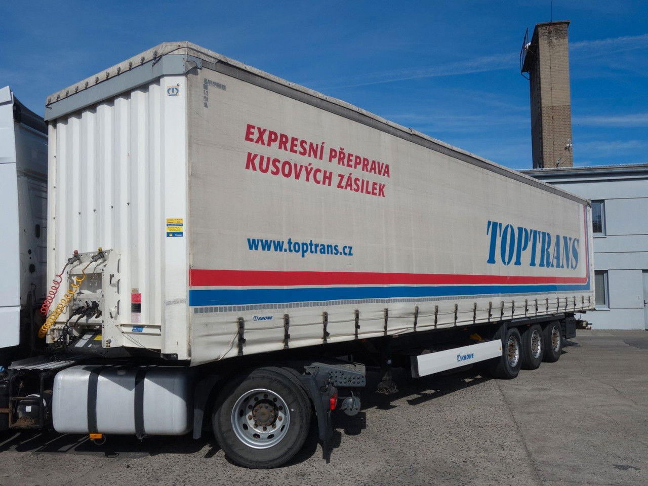 Тентованный полуприцеп Krone SD Standard, Liftachse: фото 1