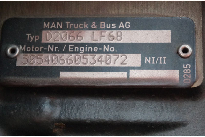 MAN D2066LF68 EURO6 320PS - Двигатель для Грузовиков: фото 5 MAN D2066LF68 EURO6 320PS - Двигатель для Грузовиков: фото 5
