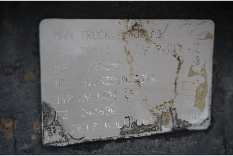 MAN HY-1350-15 38/14 - Задняя ось для Грузовиков: фото 4 MAN HY-1350-15 38/14 - Задняя ось для Грузовиков: фото 4