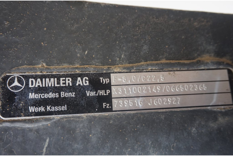 Mercedes-Benz F-8/C22.5 RECHT - Передняя ось для Грузовиков: фото 4 Mercedes-Benz F-8/C22.5 RECHT - Передняя ось для Грузовиков: фото 4