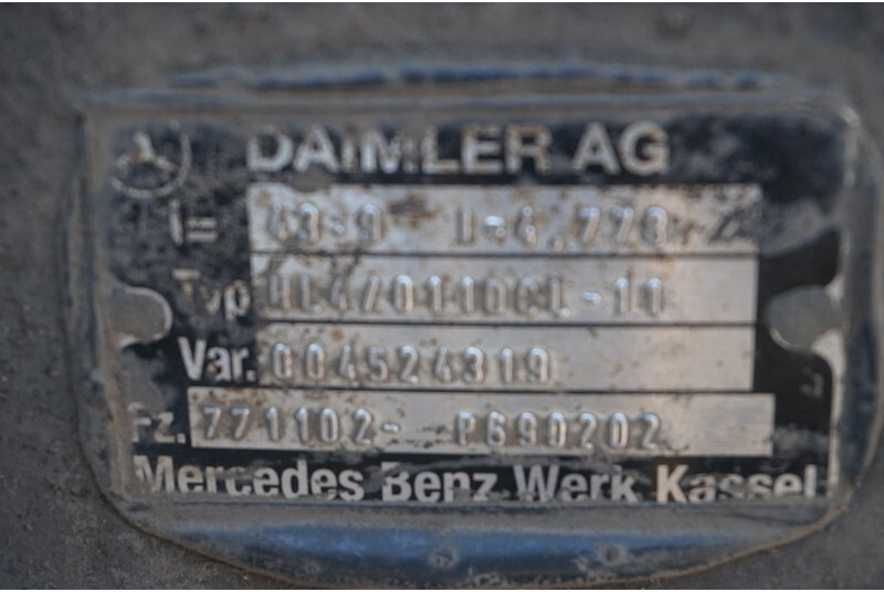 Mercedes-Benz HL4/011DCLS-11 43/9 - Задняя ось для Грузовиков: фото 3 Mercedes-Benz HL4/011DCLS-11 43/9 - Задняя ось для Грузовиков: фото 3