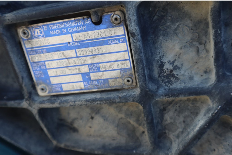ZF 12AS2301OD+INT 81.32004-6106 - Коробка передач для Грузовиков: фото 5 ZF 12AS2301OD+INT 81.32004-6106 - Коробка передач для Грузовиков: фото 5