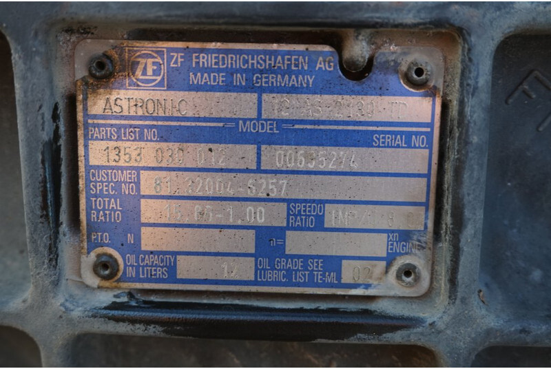 ZF 12AS2330DD TGX - Коробка передач для Грузовиков: фото 5 ZF 12AS2330DD TGX - Коробка передач для Грузовиков: фото 5