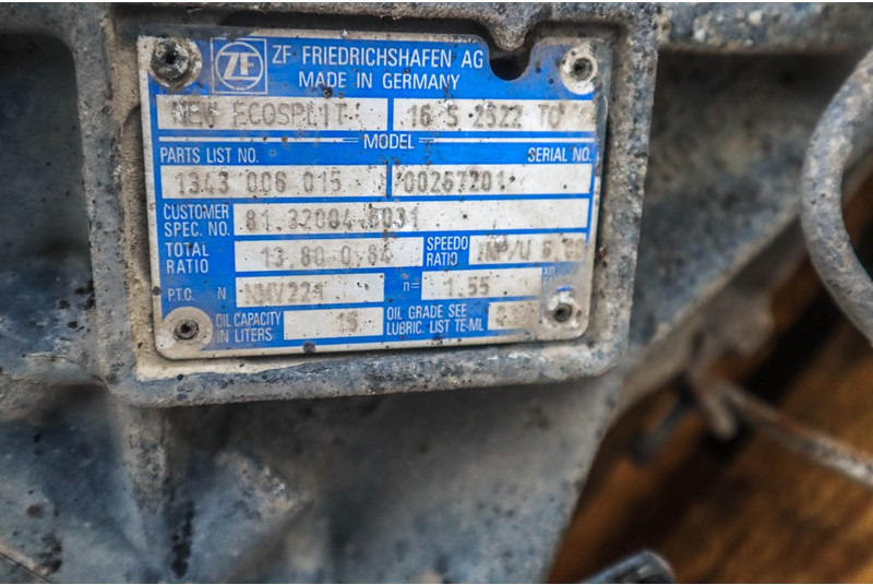ZF 16S25220OD+NMV221 81.32004-6031 - Коробка передач для Грузовиков: фото 5 ZF 16S25220OD+NMV221 81.32004-6031 - Коробка передач для Грузовиков: фото 5