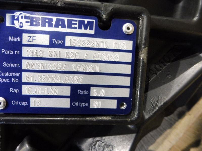 ZF 1S2220TO CGS CARBON - Коробка передач для Грузовиков: фото 5 ZF 1S2220TO CGS CARBON - Коробка передач для Грузовиков: фото 5
