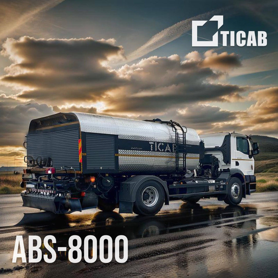 TICAB Аutonomous Asphalt Sprayer 8000 L, Asphalt Distributor, Manufacturer - Автобетононасос: фото 3 TICAB Аutonomous Asphalt Sprayer 8000 L, Asphalt Distributor, Manufacturer - Автобетононасос: фото 3