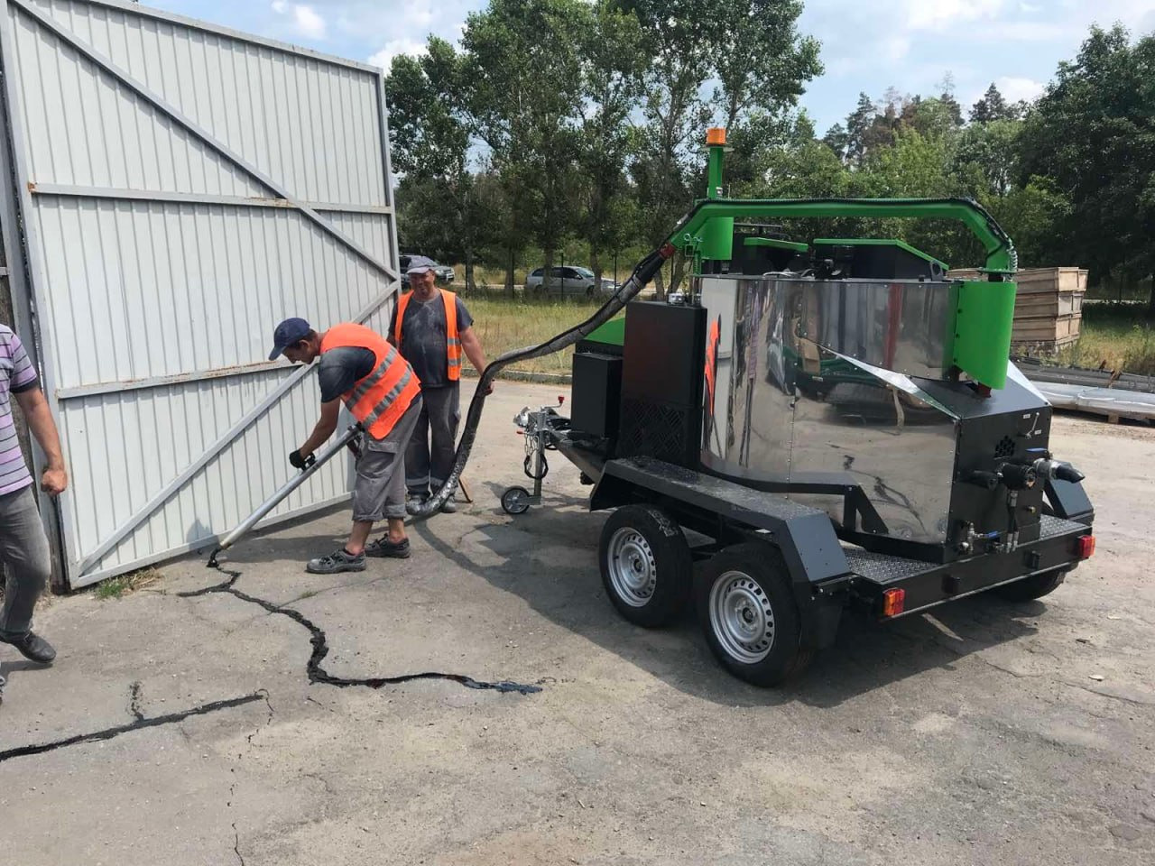TICAB Сrack Sealing Machine,Asphalt Crack Fill Machine,500 L, Manufacturer, mašīna asfalta šuvju un plaisu aizpildīšanai BPM-500 - Асфальтоукладочная техника: фото 5 TICAB Сrack Sealing Machine,Asphalt Crack Fill Machine,500 L, Manufacturer, mašīna asfalta šuvju un plaisu aizpildīšanai BPM-500 - Асфальтоукладочная техника: фото 5