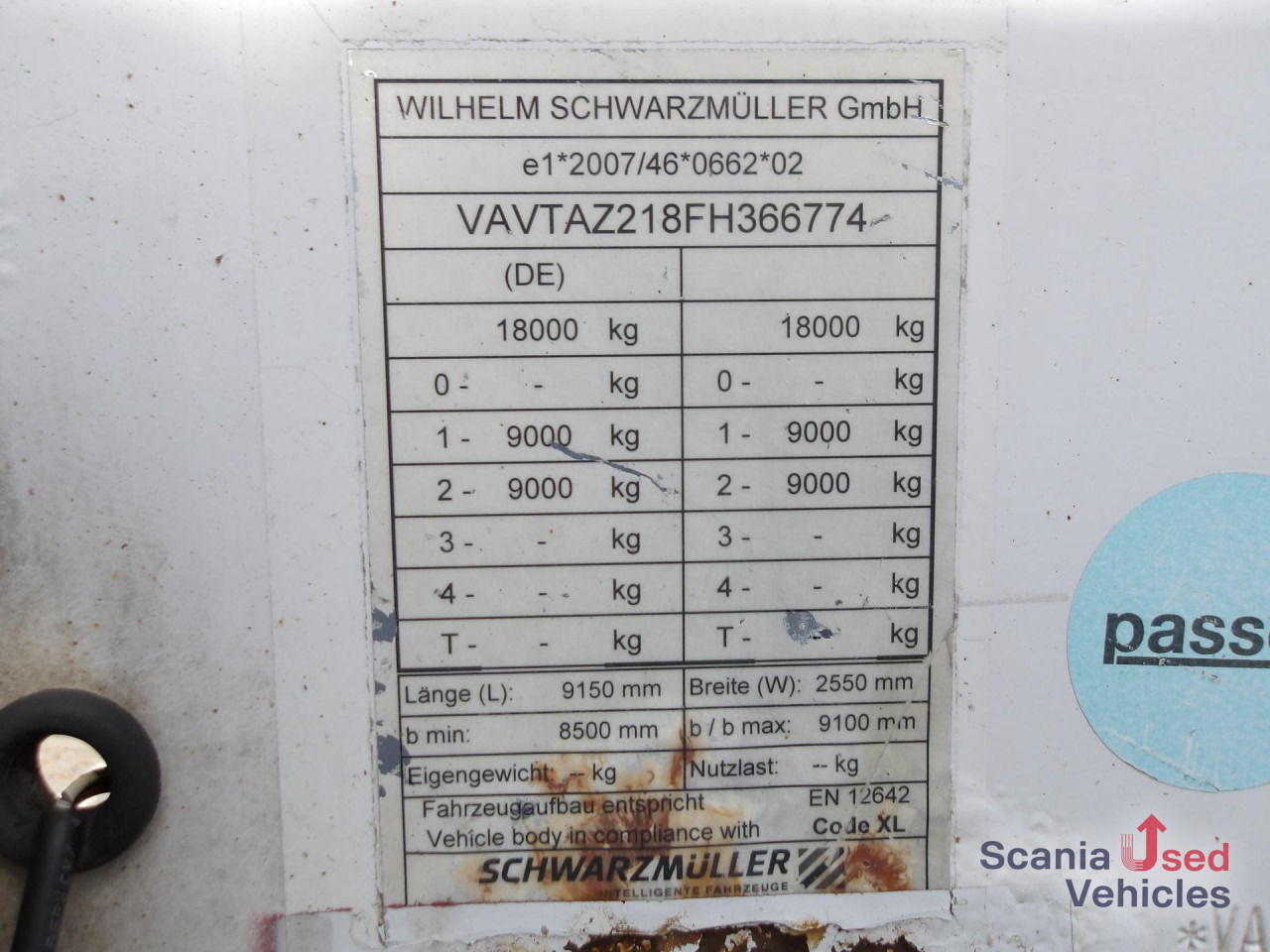 SCHWARZMUELLER AZ18 T-Serie - BPW Achsen - ALCOA - Palettenkasten - Прицеп бортовой/ Платформа: фото 2 SCHWARZMUELLER AZ18 T-Serie - BPW Achsen - ALCOA - Palettenkasten - Прицеп бортовой/ Платформа: фото 2