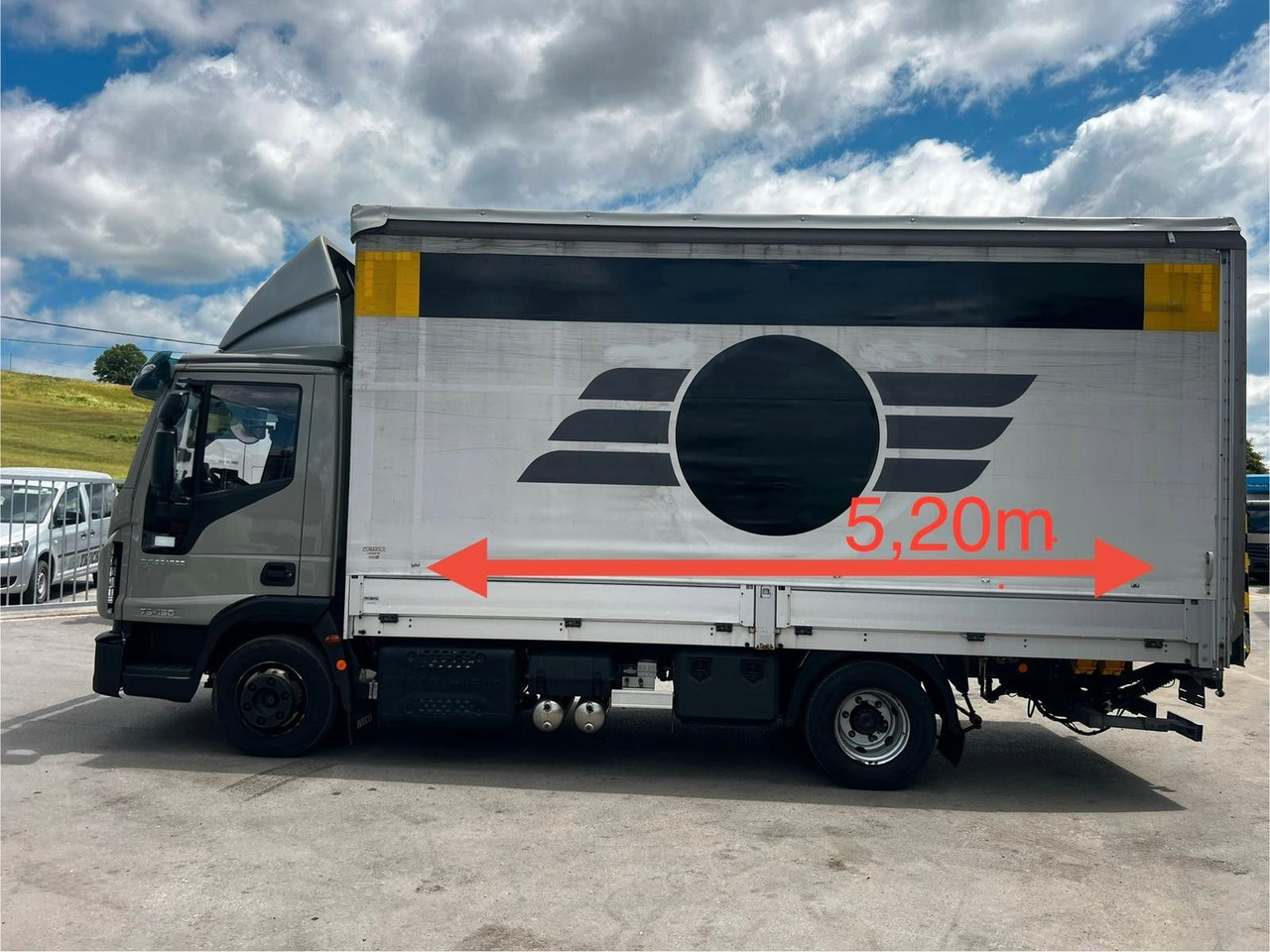 Iveco 75E19 Eurocargo, E6, Ladebordwand - Тентованный фургон: фото 3 Iveco 75E19 Eurocargo, E6, Ladebordwand - Тентованный фургон: фото 3