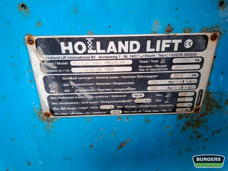 HOLLANDLIFT HL220D25 - Ножничный подъемник: фото 4 HOLLANDLIFT HL220D25 - Ножничный подъемник: фото 4