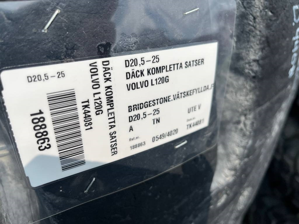 Bridgestone 20,5-25 Volvo L120G , H - Колесо: фото 3 Bridgestone 20,5-25 Volvo L120G , H - Колесо: фото 3