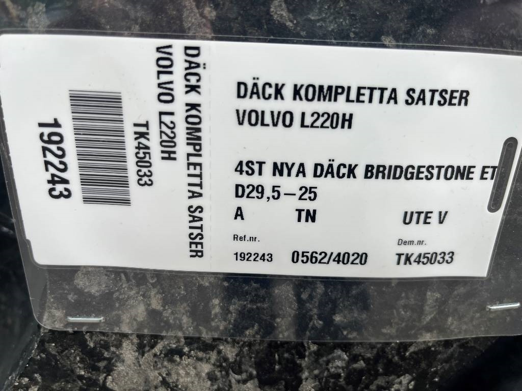 Bridgestone 29,5R25 Nya däck New Tyre - Колесо: фото 3 Bridgestone 29,5R25 Nya däck New Tyre - Колесо: фото 3