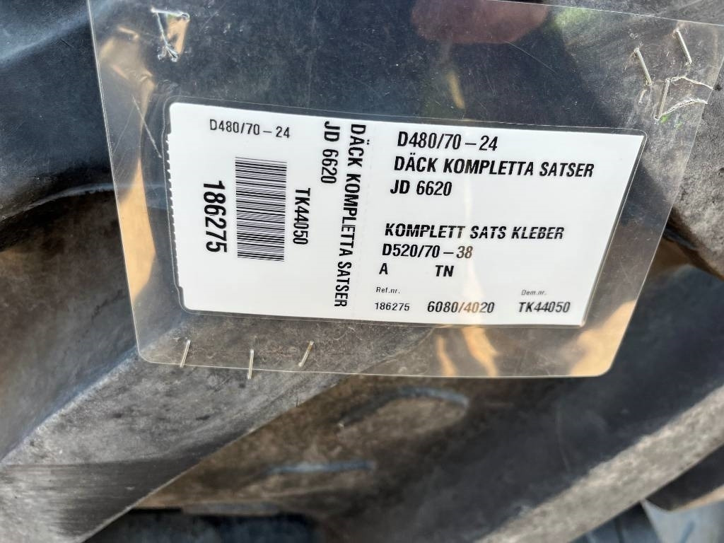 Kleber 520/70R38 480/70R24 till JD 6620 - Шина для Сельскохозяйственной техники: фото 2 Kleber 520/70R38 480/70R24 till JD 6620 - Шина для Сельскохозяйственной техники: фото 2