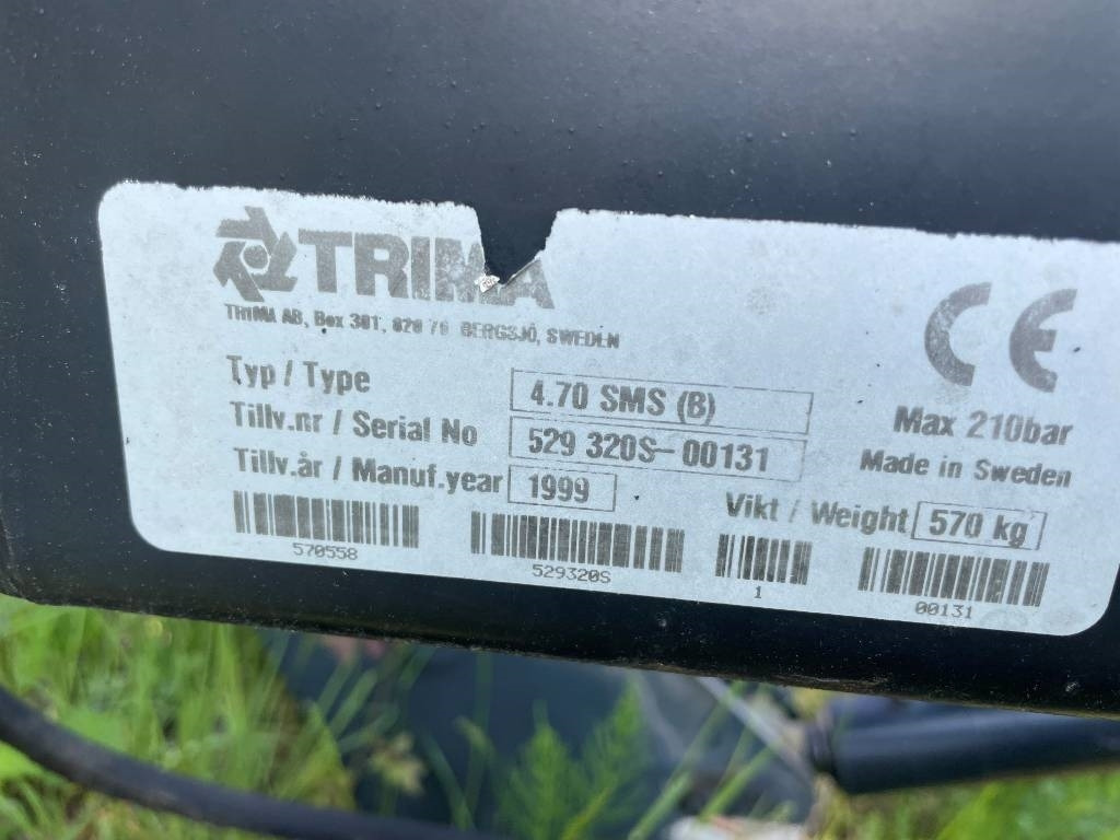 Lastare / Loader Trima 470 B till Case MX120 - Навесное оборудование для Погрузчиков: фото 4 Lastare / Loader Trima 470 B till Case MX120 - Навесное оборудование для Погрузчиков: фото 4
