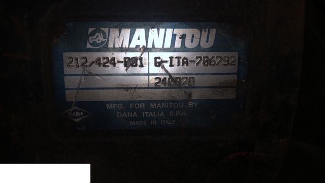 Ось и запчасти для Сельскохозяйственной техники Manitou - Clark Hurth - Most Napędowy: фото 7