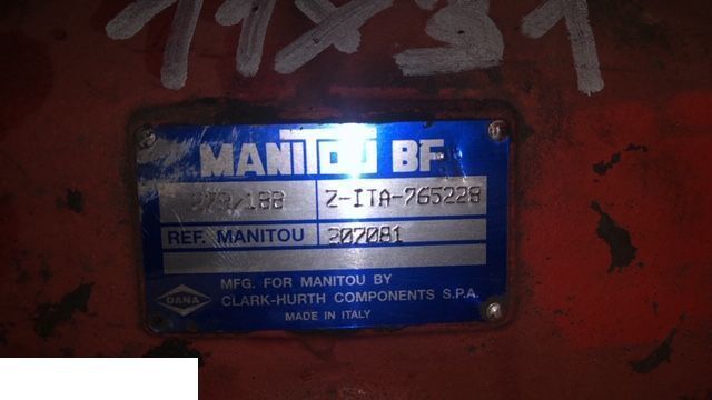 Ось и запчасти для Сельскохозяйственной техники Manitou - Clark Hurth - Most Napędowy: фото 10