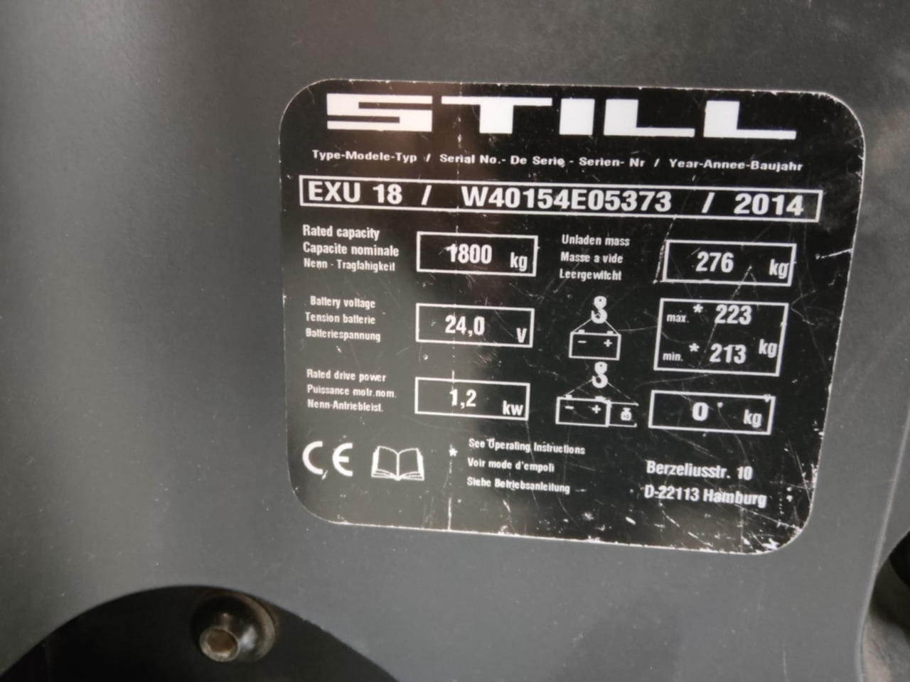 STILL EXU18 - Тележка: фото 5 STILL EXU18 - Тележка: фото 5