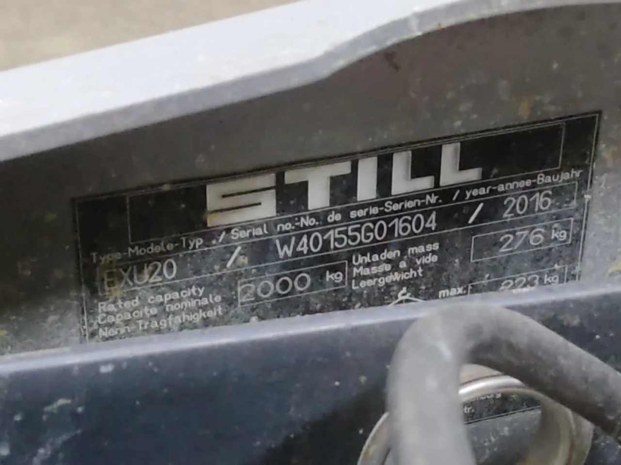 STILL EXU20 - Тележка: фото 2 STILL EXU20 - Тележка: фото 2