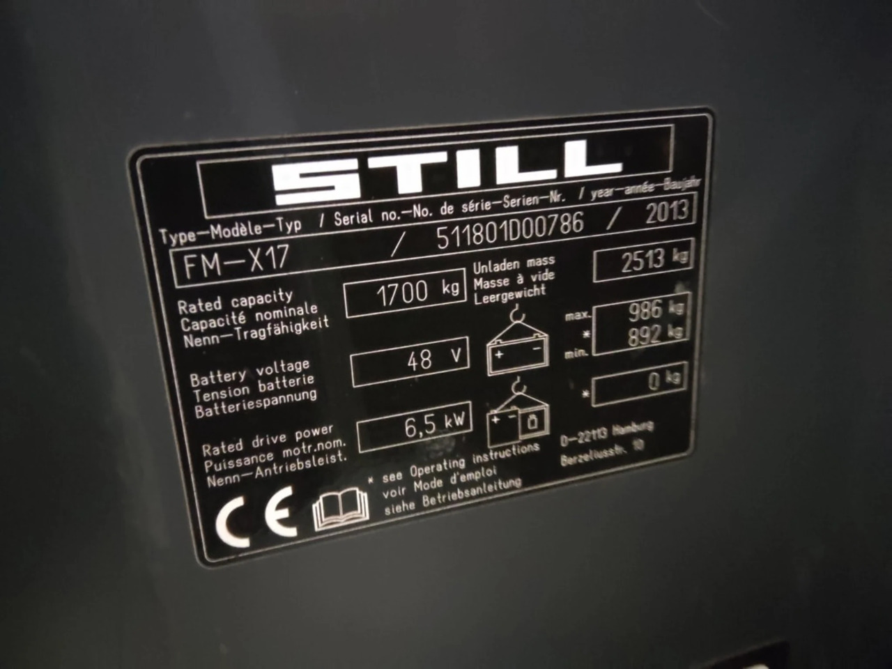 STILL FM-X17 - Ричтрак: фото 5 STILL FM-X17 - Ричтрак: фото 5