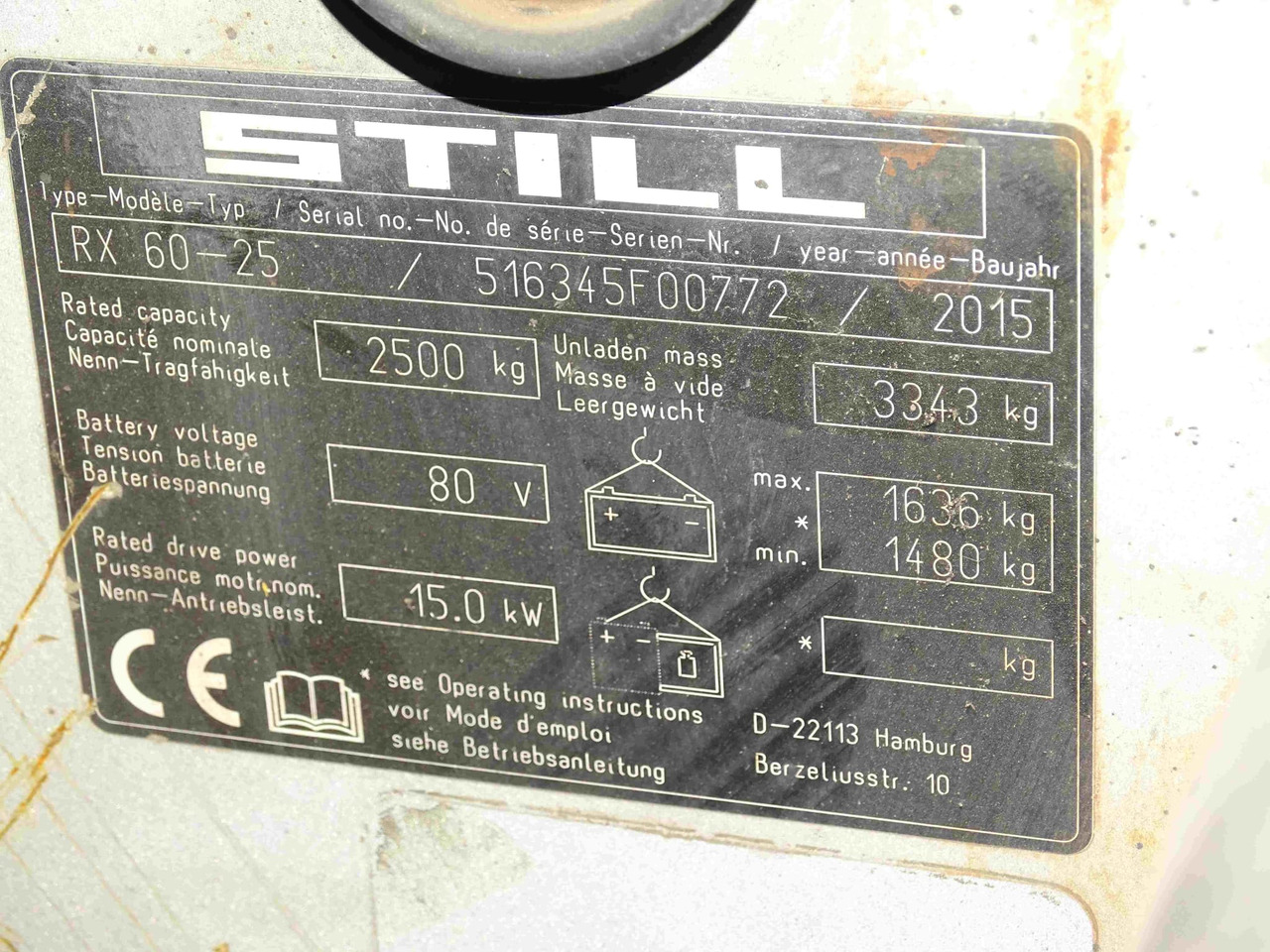 STILL RX60-25 - Электропогрузчик: фото 5 STILL RX60-25 - Электропогрузчик: фото 5