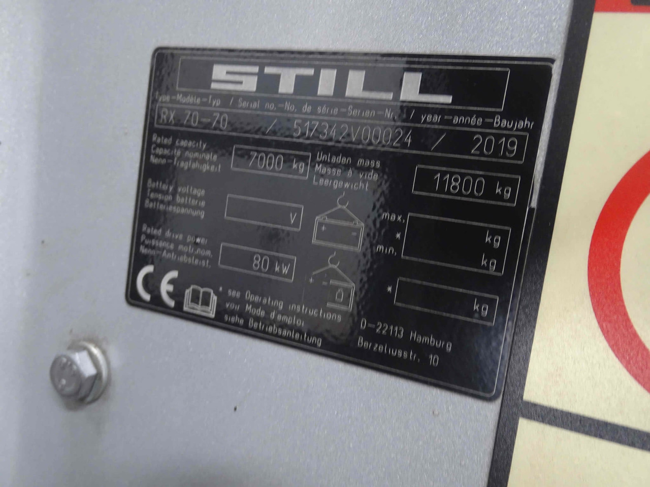 STILL RX70-70 - Дизельный погрузчик: фото 5 STILL RX70-70 - Дизельный погрузчик: фото 5