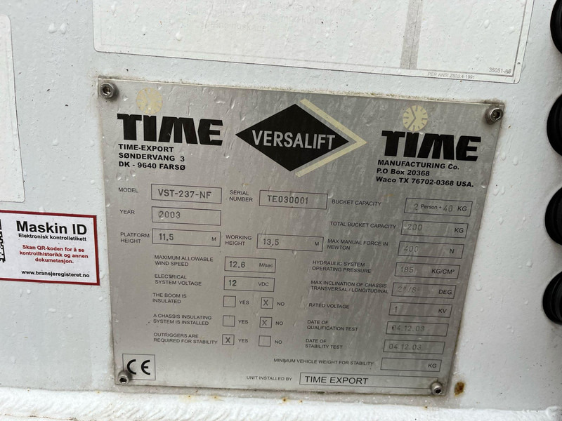 Грузовик, Автоманипулятор Mercedes-Benz Atego 918 4x4 VERSALIFT VST-237-NF / 13,5 m: фото 15