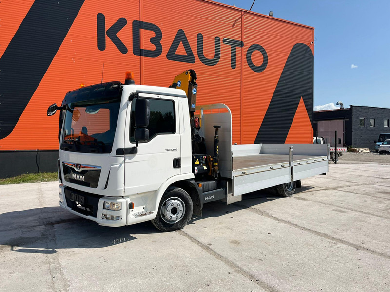MAN TGL 8.190 4x2 EFFER 80.2/2S / PLATFORM L=5250 mm - Грузовик бортовой/ Платформа, Автоманипулятор: фото 2 MAN TGL 8.190 4x2 EFFER 80.2/2S / PLATFORM L=5250 mm - Грузовик бортовой/ Платформа, Автоманипулятор: фото 2