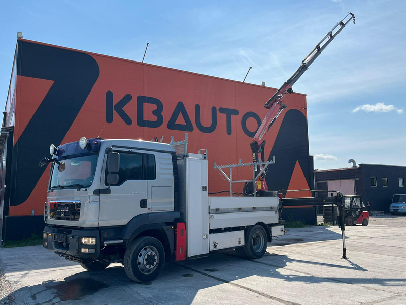 MAN TGM 13.290 4x4 PK9002 / PLATFORM L=3212 mm - Грузовик бортовой/ Платформа, Автоманипулятор: фото 1 MAN TGM 13.290 4x4 PK9002 / PLATFORM L=3212 mm - Грузовик бортовой/ Платформа, Автоманипулятор: фото 1