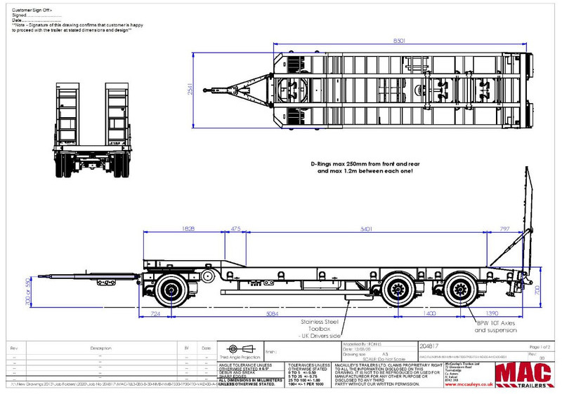 Низкорамный прицеп MCCAULEY MAC-TLL3-33 Low Loader: фото 10