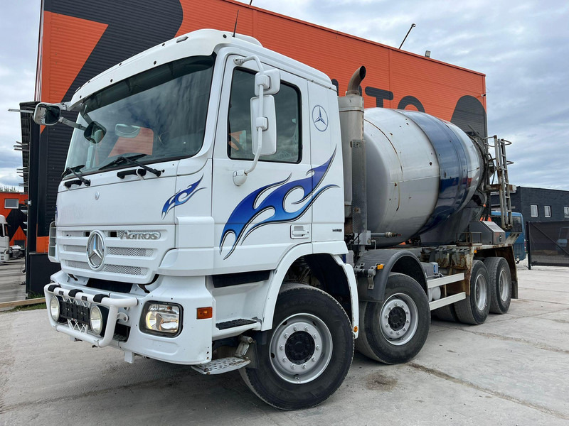 Mercedes-Benz Actros 3241 8x4 MSM 9M 10m3 / FULL STEEL / HUB REDUCTION / CHUTE - Автобетоносмеситель: фото 2 Mercedes-Benz Actros 3241 8x4 MSM 9M 10m3 / FULL STEEL / HUB REDUCTION / CHUTE - Автобетоносмеситель: фото 2