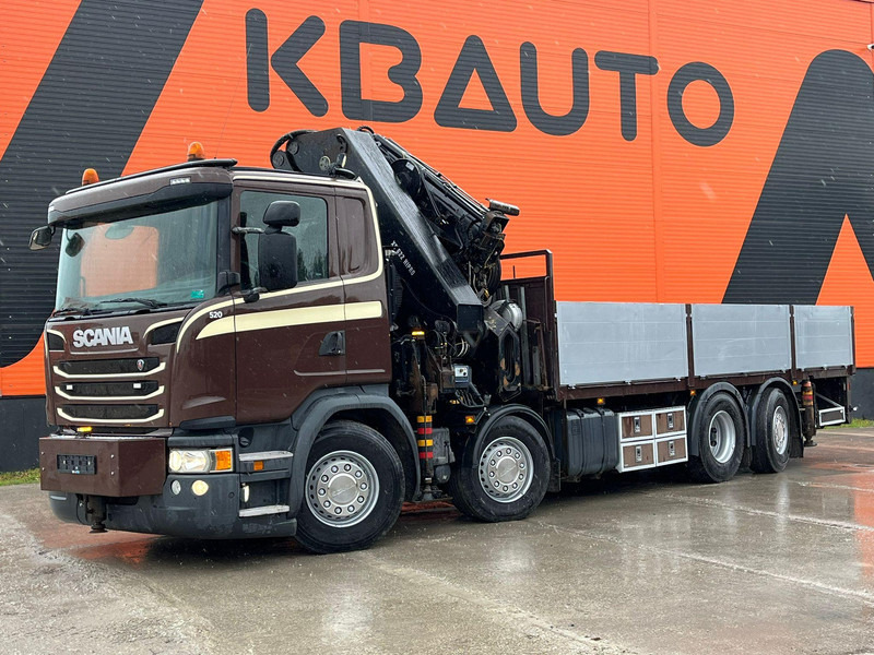 Scania G 450 8x2*6 HIAB 622E-8 + JIB / PLATFORM L=6715 mm - Грузовик бортовой/ Платформа, Автоманипулятор: фото 2 Scania G 450 8x2*6 HIAB 622E-8 + JIB / PLATFORM L=6715 mm - Грузовик бортовой/ Платформа, Автоманипулятор: фото 2