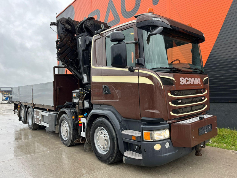 Scania G 450 8x2*6 HIAB 622E-8 + JIB / PLATFORM L=6715 mm - Грузовик бортовой/ Платформа, Автоманипулятор: фото 4 Scania G 450 8x2*6 HIAB 622E-8 + JIB / PLATFORM L=6715 mm - Грузовик бортовой/ Платформа, Автоманипулятор: фото 4