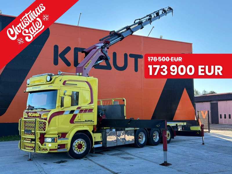 Scania G 490 8x4*4 PK 65002 SH / JIB CONNECTION / PLATFORM L=6301-7499 mm - Грузовик бортовой/ Платформа, Автоманипулятор: фото 1 Scania G 490 8x4*4 PK 65002 SH / JIB CONNECTION / PLATFORM L=6301-7499 mm - Грузовик бортовой/ Платформа, Автоманипулятор: фото 1