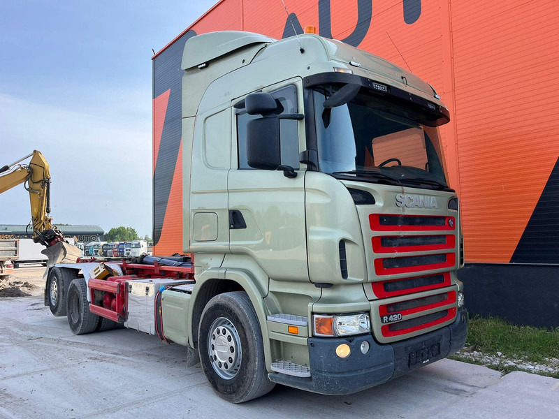 Scania R 420 6x2 PALFINGER T 20 ton / L=5450 mm / RETARDER - Крюковой мультилифт: фото 4 Scania R 420 6x2 PALFINGER T 20 ton / L=5450 mm / RETARDER - Крюковой мультилифт: фото 4