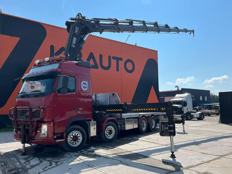 Volvo FH 480 8x4 HIAB 1055E-8 / WINCH / PLATFORM L=6928 mm - Грузовик бортовой/ Платформа, Автоманипулятор: фото 1 Volvo FH 480 8x4 HIAB 1055E-8 / WINCH / PLATFORM L=6928 mm - Грузовик бортовой/ Платформа, Автоманипулятор: фото 1