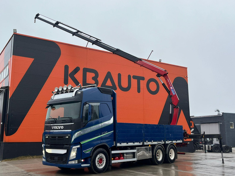 Volvo FH 540 6x4 HMF 2620K-5 / PLATFORM L=6405 mm - Грузовик бортовой/ Платформа, Автоманипулятор: фото 1 Volvo FH 540 6x4 HMF 2620K-5 / PLATFORM L=6405 mm - Грузовик бортовой/ Платформа, Автоманипулятор: фото 1