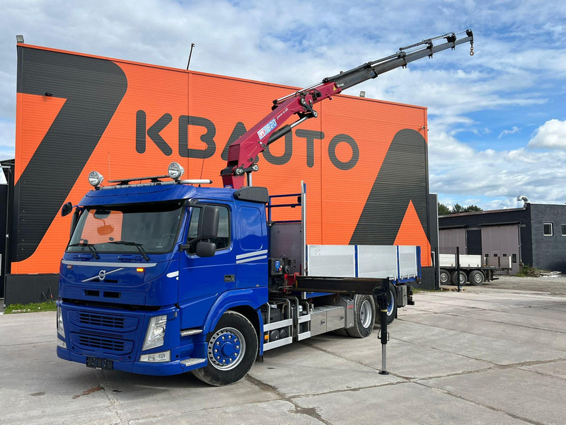 Volvo FM 450 6x4*4 HYDRODRIVE HMF 1820-K5 / 1267 PTO HOURS / PLATFORM L=6240-7240 mm EXTENDABLE - Грузовик бортовой/ Платформа, Автоманипулятор: фото 1 Volvo FM 450 6x4*4 HYDRODRIVE HMF 1820-K5 / 1267 PTO HOURS / PLATFORM L=6240-7240 mm EXTENDABLE - Грузовик бортовой/ Платформа, Автоманипулятор: фото 1