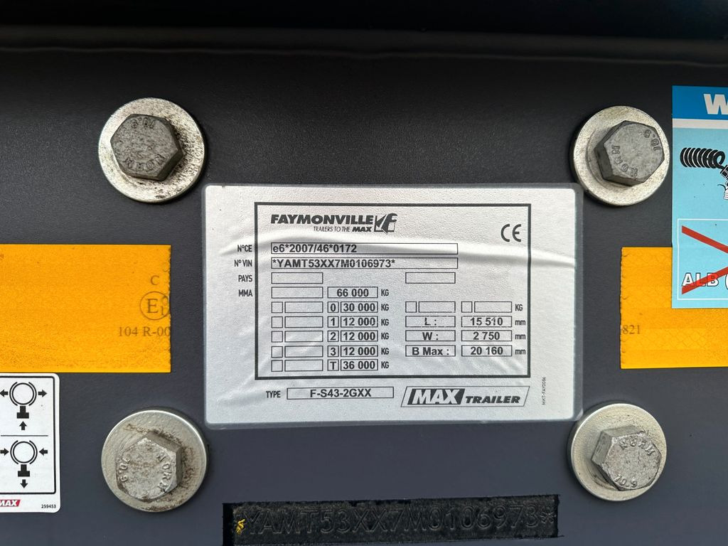 Faymonville Maxtrailer 3 achs. tiefbett / Pendelachsen  - Низкорамный полуприцеп: фото 3 Faymonville Maxtrailer 3 achs. tiefbett / Pendelachsen  - Низкорамный полуприцеп: фото 3